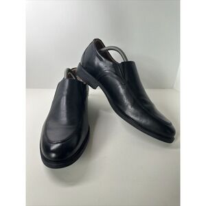 Clarks Collection Whiddon Step Black Leather Loafer Shoes Men's Size US 11.5 M